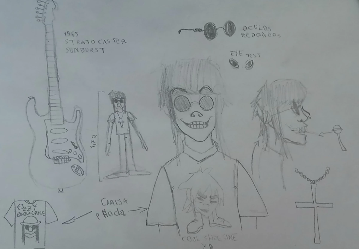 Fazendo uns character design ai