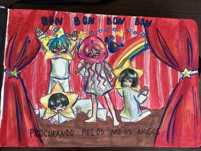 Capa da música Bon bon jellyfish planet no meu estilo